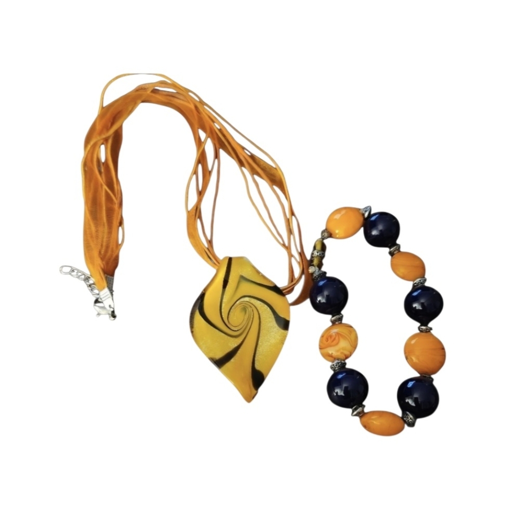 2 Piece Halloween Jewelry Lot Set Bundle